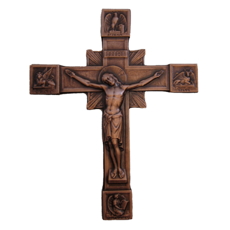Crucifix aux 4 évangélistes